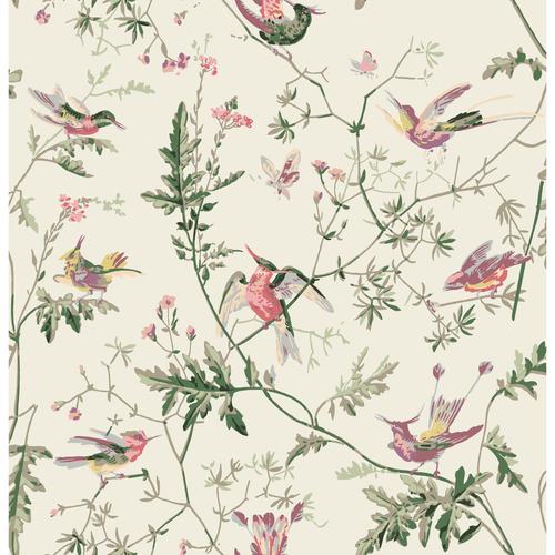 Cole & Son HUMMINGBIRDS COTTON PRINT CLASSIC MULTI Fabric
