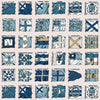 Mulberry Naval Ensigns Blue Wallpaper