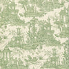 Lee Jofa Pagoda Toile Paper Green Wallpaper