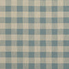 Baker Lifestyle Block Check Soft Blue Upholstery Fabric