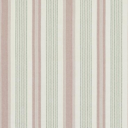 Baker Lifestyle PURBECK STRIPE PINK/GREEN Fabric
