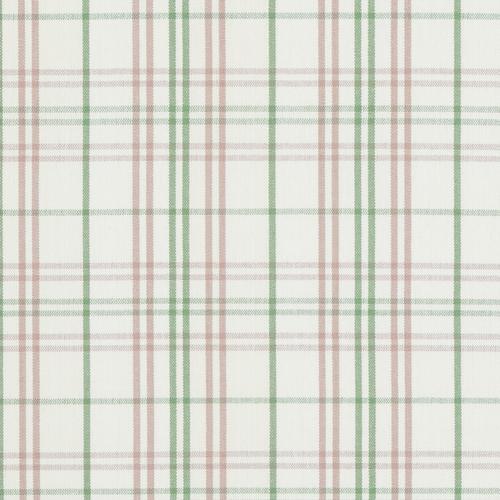 Baker Lifestyle PURBECK CHECK PINK/GREEN Fabric