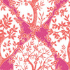 Roommates Tree And Vine Ogee Peel & Stick Pink Wallpaper