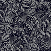 Roommates Vintage Batik Jungle Peel & Stick Black Wallpaper