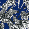Waverly Herd Together Peel & Stick Blue Wallpaper