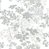 Roommates Queen Anne'S Lace Peel & Stick Grey Wallpaper
