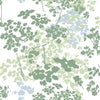 Roommates Queen Anne'S Lace Peel And Stick Green Wallpaper
