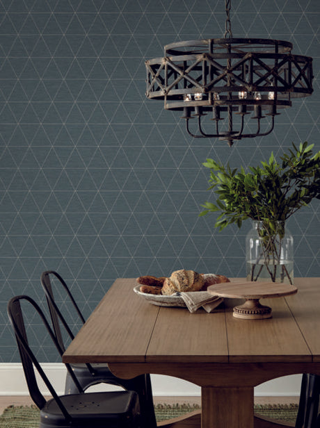 Magnolia Home Ridge Dark Grey Wallpaper