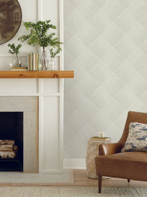 Magnolia Home Channel Beige Wallpaper
