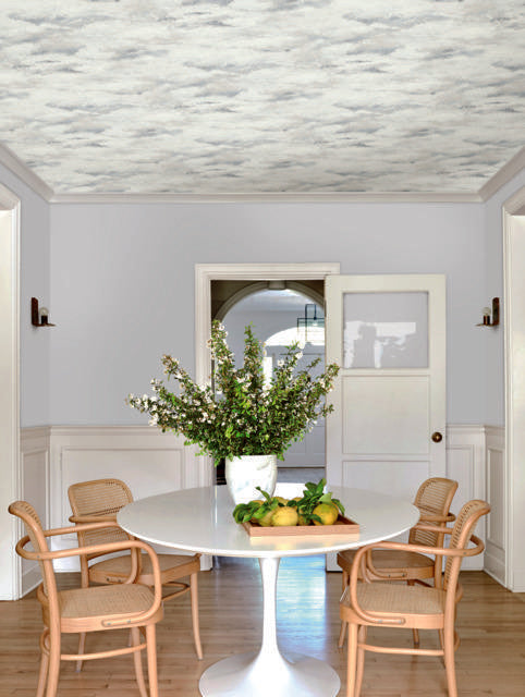 York Plein Air Beige/Gray Wallpaper