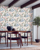 York Eden Retreat White/Multi Wallpaper