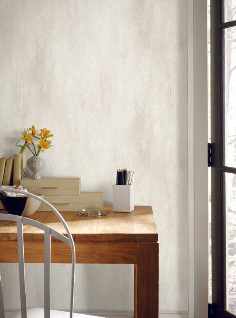 York Stucco Finish Tan Wallpaper