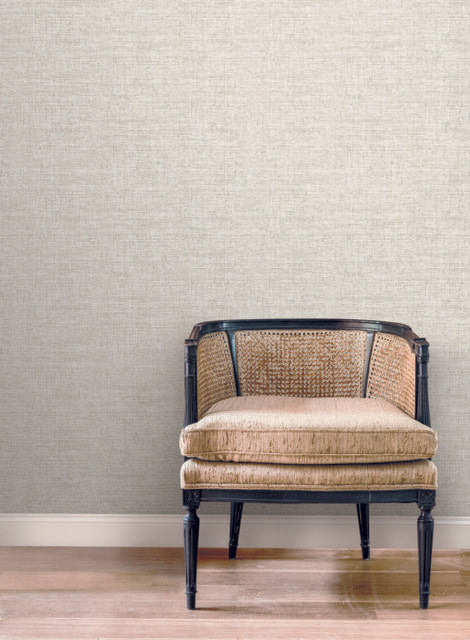 York Papyrus Weave White Wallpaper