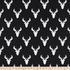 Decoratorsbest Antlers Black Fabric