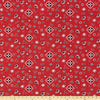 Decoratorsbest Bandana Red Black Fabric