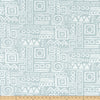 Decoratorsbest Outdoor Glyphic Belmont Blue Fabric