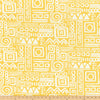 Decoratorsbest Outdoor Glyphic Spice Yellow Fabric