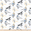 Decoratorsbest Bird Toile Brazilian Yellow Fabric