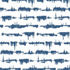 Seabrook Lifeline Navy Blue Wallpaper