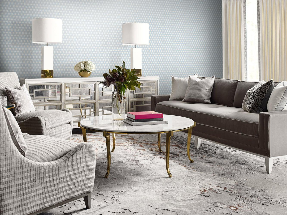 Seabrook Cabana Wicker Carolina Blue And Eggshell Wallpaper