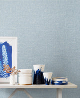 Seabrook Soft Linen Midwinter Wallpaper