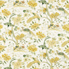 Sanderson Indienne Peacock Gosling Yellow Fabric