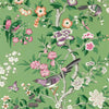 Sanderson Chinoiserie Hall Chinese Green/Lotus Pink Wallpaper