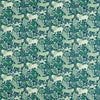 Scion Rumble In The Jungle Midnight/Mint Leaf Fabric