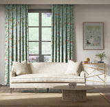 Harlequin Ella Sky/Fig Leaf/ Nectarine Fabric