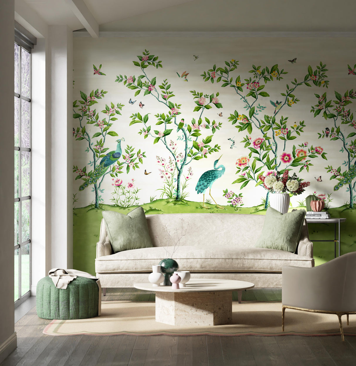 Harlequin Florence Fig Blossom/Apple/Peony Wallpaper