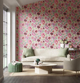 Harlequin Marsha Powder/Peony/Magenta Wallpaper