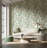 Harlequin Ella Fig Blossom/Fig Leaf/ Nectarine Wallpaper
