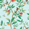 Harlequin Ella Sky/Fig Leaf/ Nectarine Wallpaper