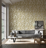 Harlequin Marble Incense/Soft Focus/Gold Wallpaper