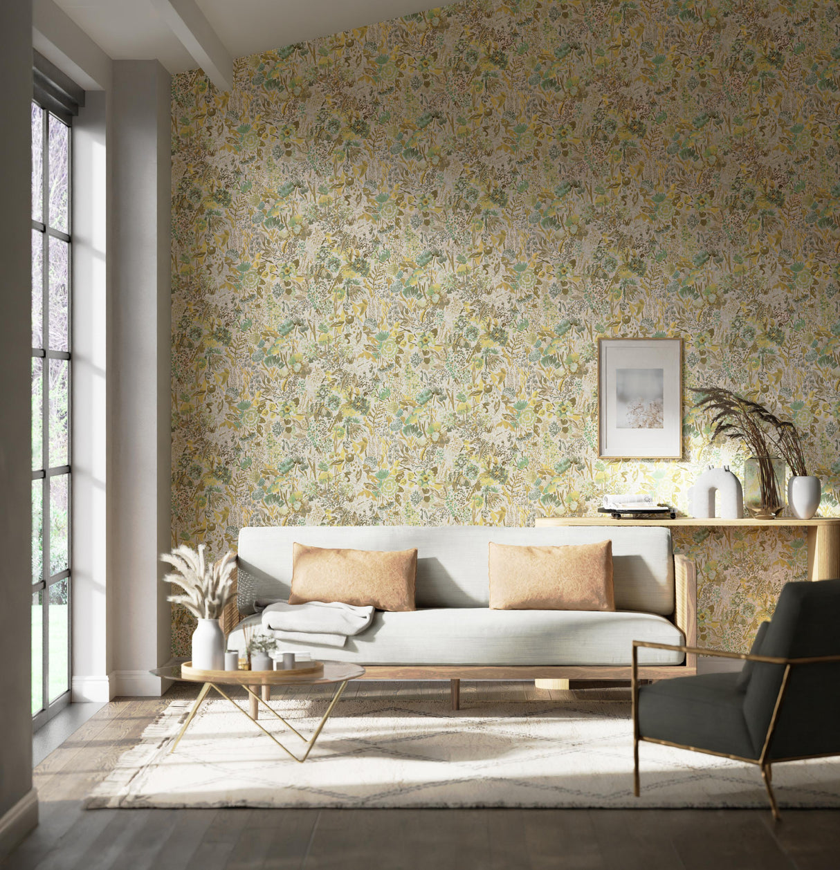 Harlequin Sanguine Succulent/Seaglass/Nectar/Sail Cloth Wallpaper