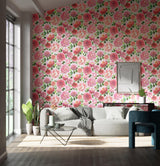 Harlequin Dahlia Blossom/Emerald/New Beginnings Wallpaper