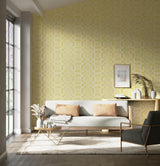 Harlequin Ankara Sunflower/Awakening Wallpaper