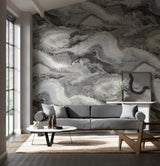 Harlequin Reflected Obsidian Snowflake Wallpaper