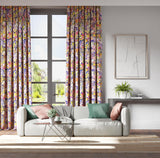 Harlequin Sanguine Pomegranate/Clementine/Peony/Blueberry Fabric