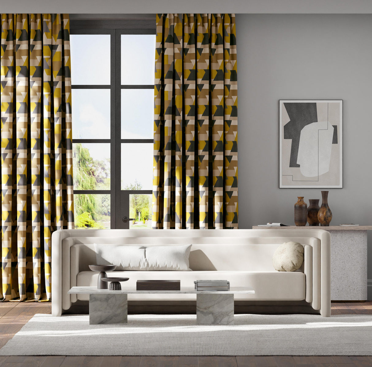 Harlequin Popova Dijon/Incense/Origami/Sketched Fabric