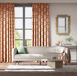 Harlequin Zinnia Clemetine/Peony Fabric