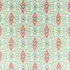 Harlequin Ixora Sky/Cascade/Vermillion Fabric