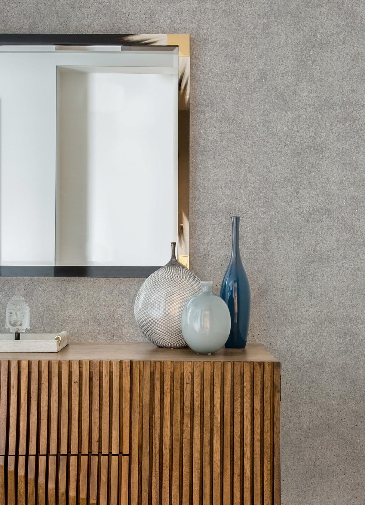 A-Street Prints Cibola Silver Pebbled Wallpaper