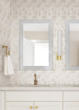 A-Street Prints Celeste Platinum Circle Grid Wallpaper