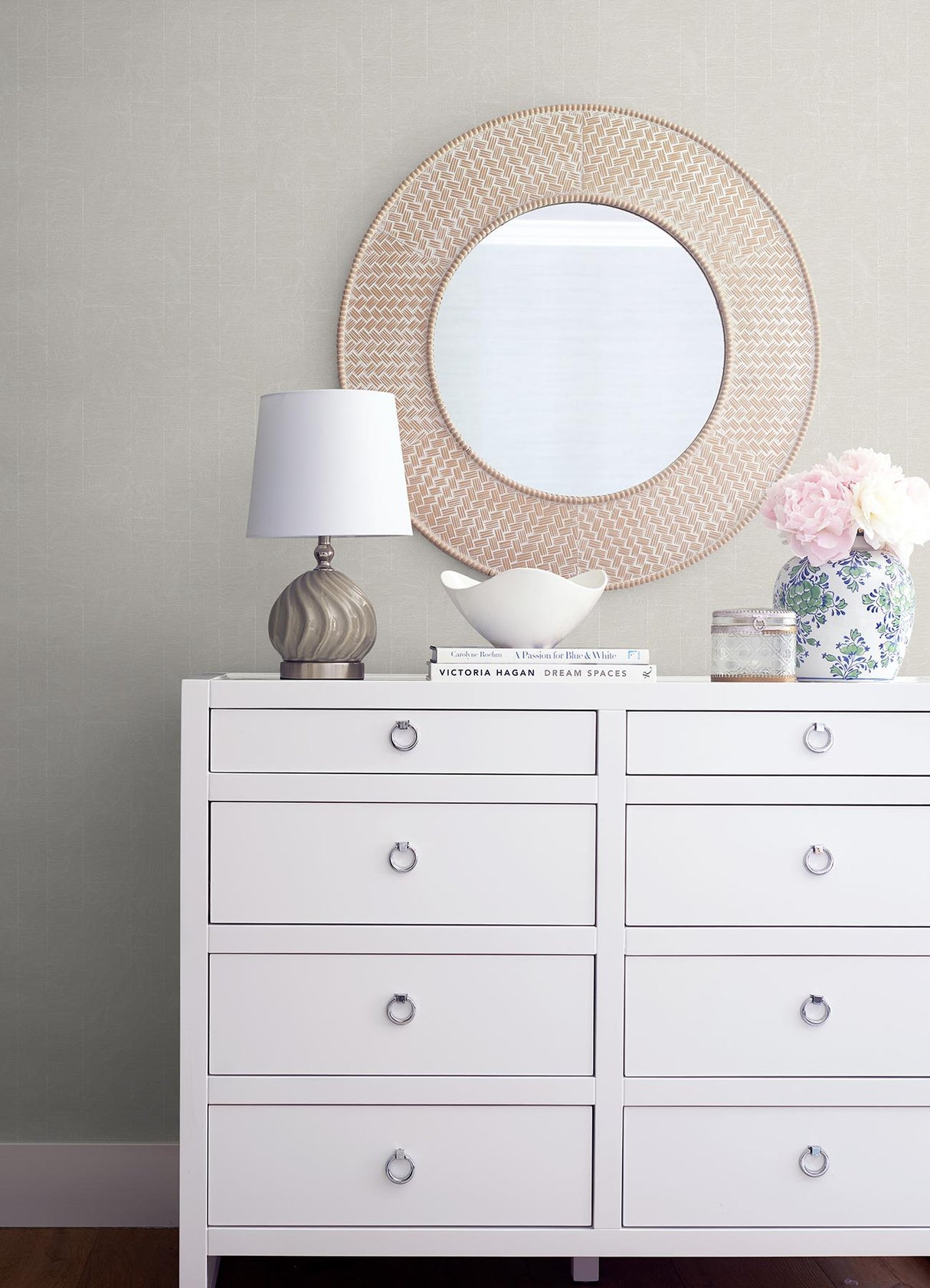 A-Street Prints Grey Resource Abstract Taupe Wallpaper