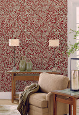 Ronald Redding Designs Rowan Red Wallpaper