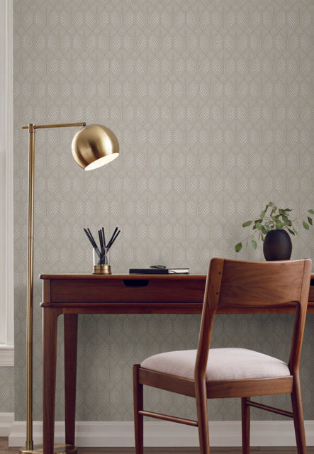 Ronald Redding Designs Craftsman Taupe Wallpaper