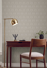Ronald Redding Designs Craftsman Taupe Wallpaper