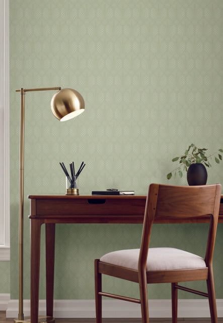 Ronald Redding Designs Craftsman Green Wallpaper