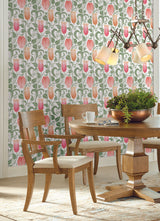 Ronald Redding Designs Canterbury Bells White/Brights Wallpaper